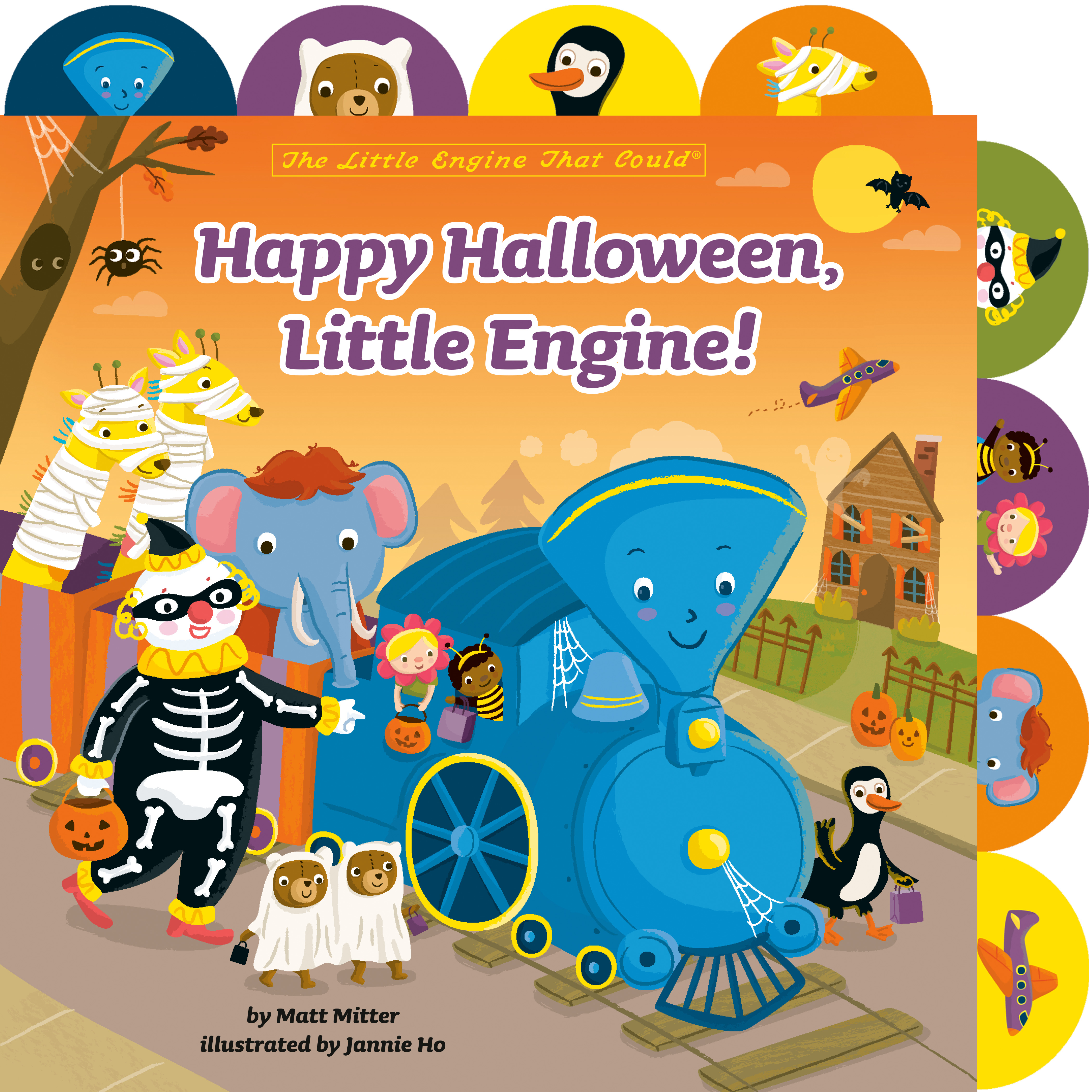 Happy Halloween, Little Engine! : A Tabbed Board Book | Mitter, Matt