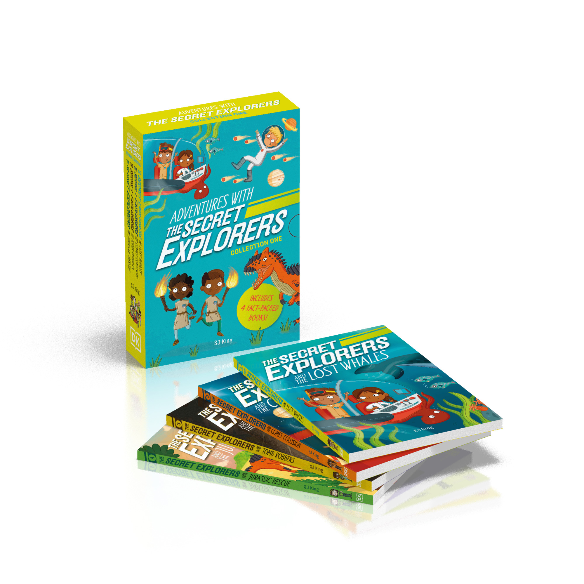 Adventures with The Secret Explorers: Collection One : Includes 4 Fact-Packed Books | King, SJ
