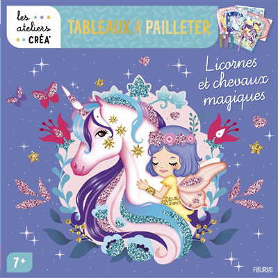 Tableaux à pailleter : licornes et chevaux magiques | Candybird