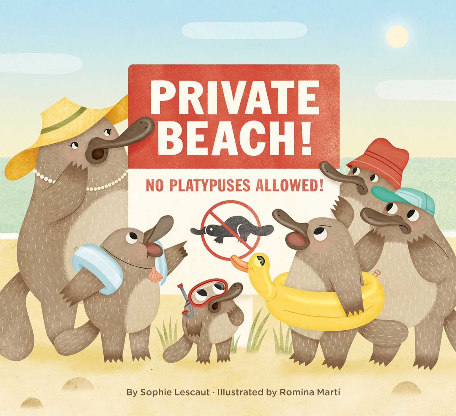 Private Beach: No Platypuses Allowed | Lescaut, Sophie