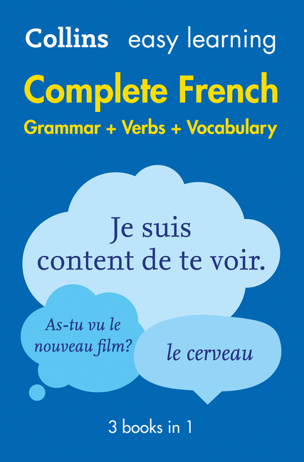 Easy Learning French Complete Grammar, Verbs and Vocabulary (3 books in 1): Trusted support for learning (Collins Easy Learning) | 