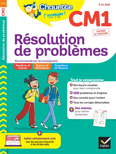 Résolution de problèmes CM1, 9-10 ans : conforme au programme | Bia, Jeanne