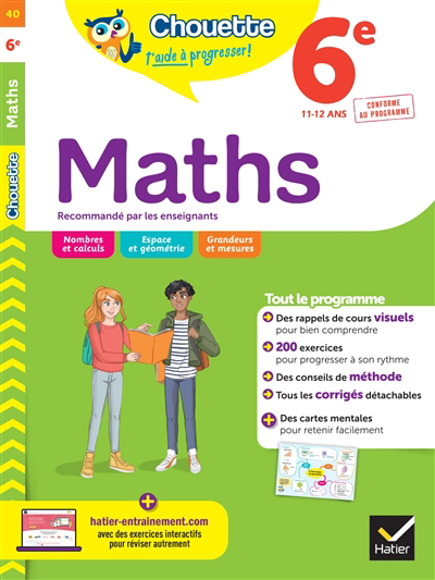 Maths 6e, 11-12 ans : conforme au programme | Bonnefond, Gérard
