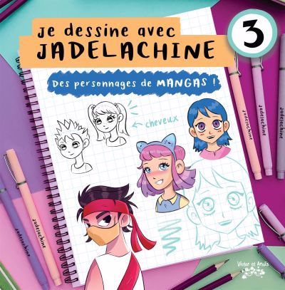 Je dessine avec Jadelachine - Des personnages de mangas ! | Lachine, Jade