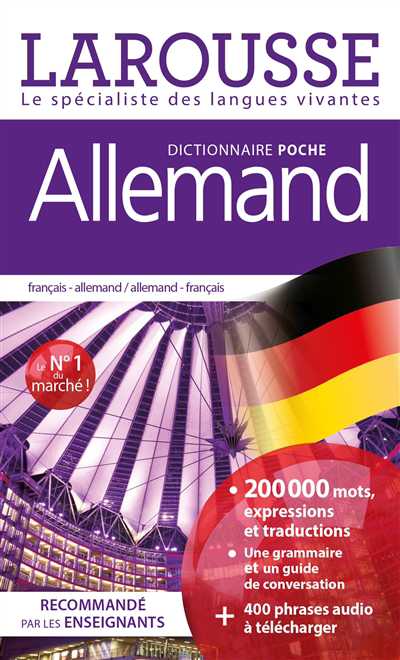 Allemand : dictionnaire poche : français-allemand, allemand-français | 