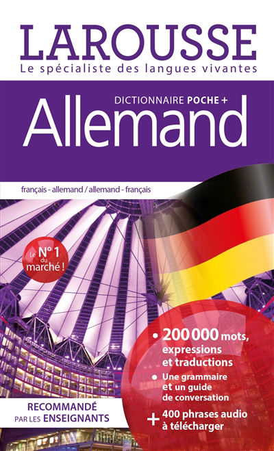 Allemand : dictionnaire poche + : français-allemand, allemand-français | Girac-Marinier, Carine
