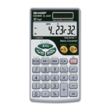 Calculatrice à conversion métrique de 10 chiffres de Sharp | Calculatrices de poche