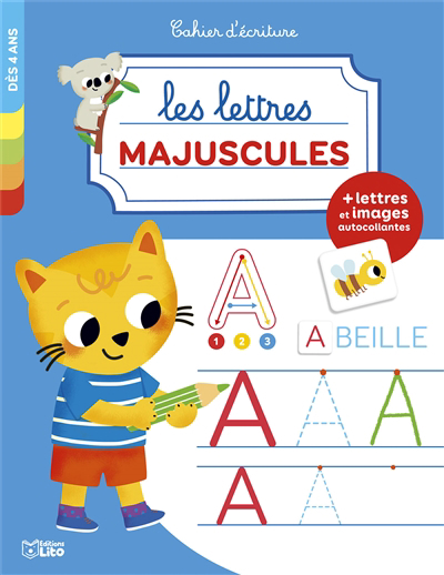Lettres majuscules : dès 4 ans (Les) | Jacqué, Isabelle