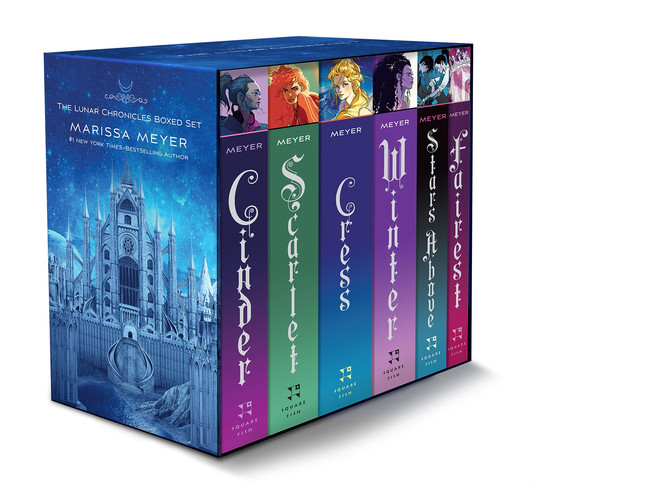 The Lunar Chronicles Boxed Set: Cinder, Scarlet, Cress, Fairest, Stars Above, Winter | Meyer, Marissa