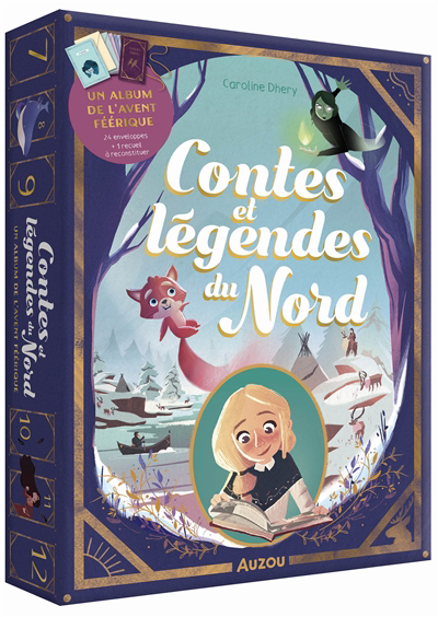 COFFRET- Contes et légendes du Nord : un album de l'Avent féerique | Dhery, Caroline