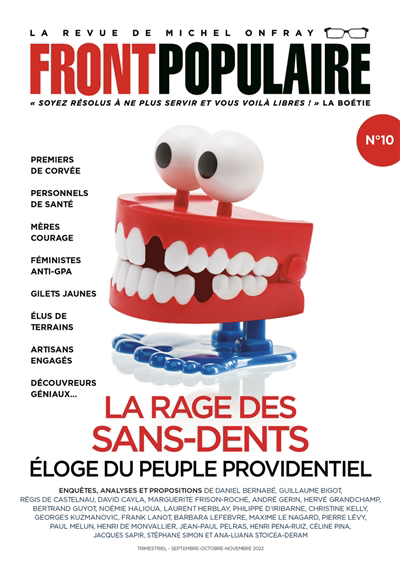 Front populaire n°10 - La rage des sans-dents : éloge du peuple providentiel | 