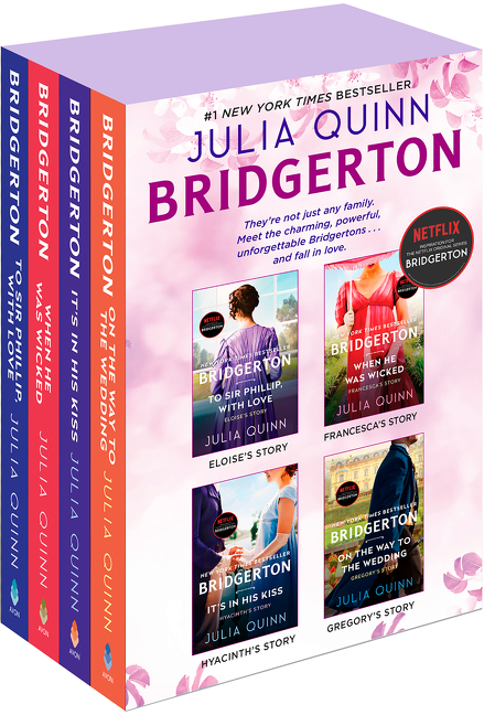 Bridgerton Boxed Set 5-8 : To Sir Phillip, With Love / When He Was Wicked / It's in His Kiss / On the Way to the Wedding | Quinn, Julia