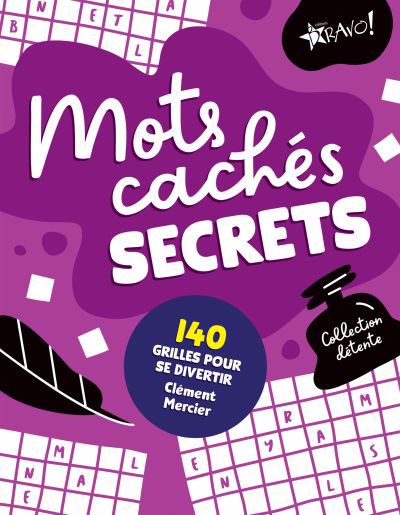 Collection détente - Mots cachés secrets : 140 grilles pour se divertir | Mercier, Clément
