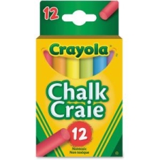 Craie sans poussière de Crayola®  couleur assorties | Crayons de couleur, feutres  et craies