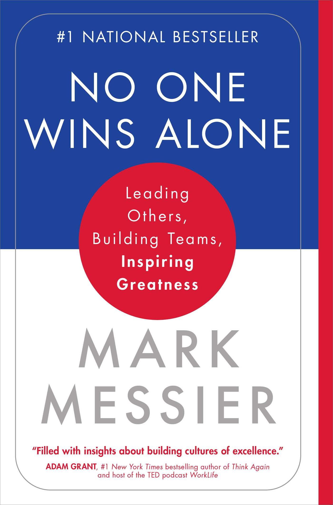 No One Wins Alone : Leading Others, Building Teams, Inspiring Greatness | Messier, Mark