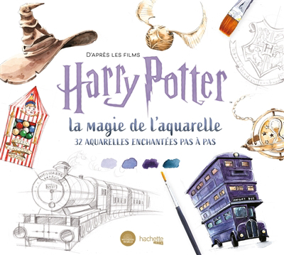 magie de l'aquarelle : d'après les films Harry Potter : 32 aquarelles pas à pas (La) | Tugce, Audoire