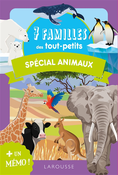 7 familles des tout-petits : spécial animaux : + un mémo ! | Logique