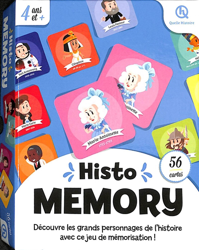 Histo memory : découvre les grands personnages de l'histoire avec ce jeu de mémorisation ! | Logique