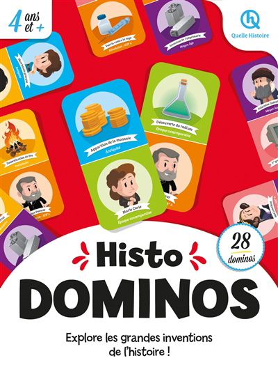 Histo dominos : explore les grandes inventions de l'histoire ! | Logique