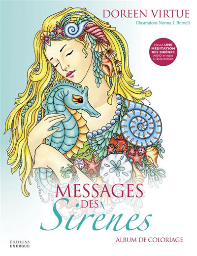 Messages des sirènes : album de coloriage | Virtue, Doreen