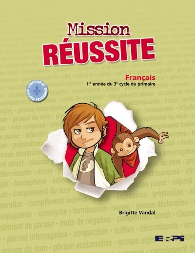 Mission réussite - Cahier Français - 5e année du primaire | Vandal, Brigitte