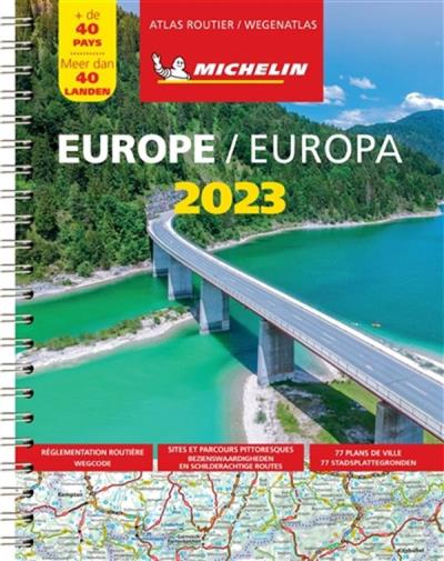 Europe - Atlas routier 2023 | 