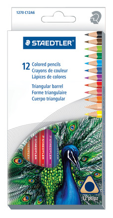 Crayons de couleur Staedtler 12pc | Crayons de couleur, feutres  et craies