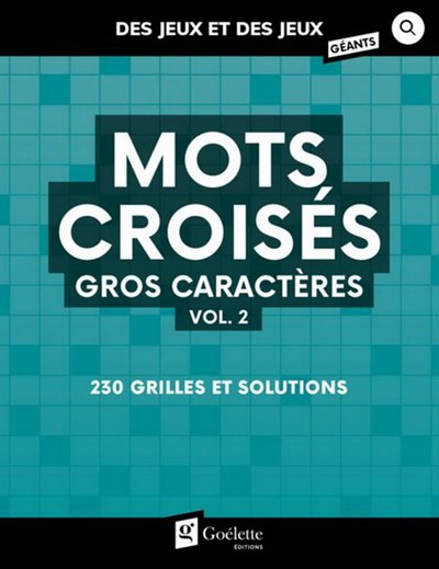Mots croisés T.02 (Gros caractères) | Collectif