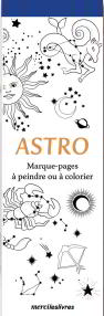 Astro : marque-pages à peindre ou à colorier | 
