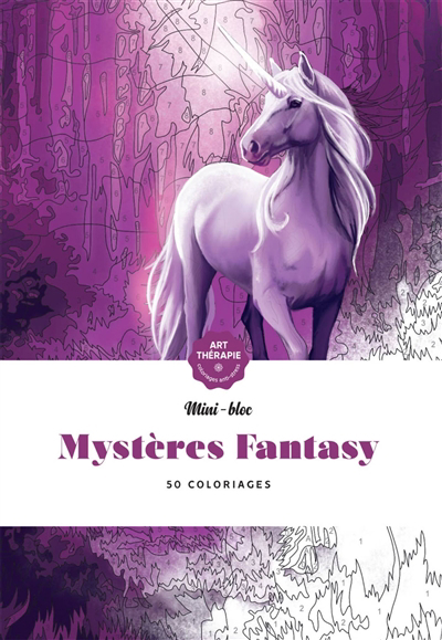 Art-thérapie. Mini-bloc - Mystères fantasy : 50 coloriages | Sivignon, Capucine