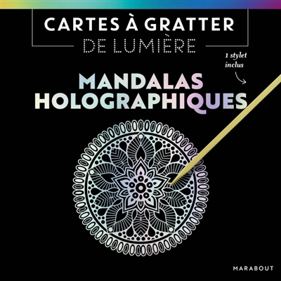 Cartes à gratter de lumière : Mandalas Holographiques | 