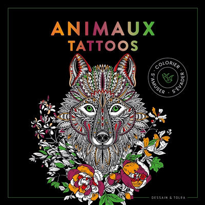 Animaux tattoos : colorier, s'amuser, s'évader | 