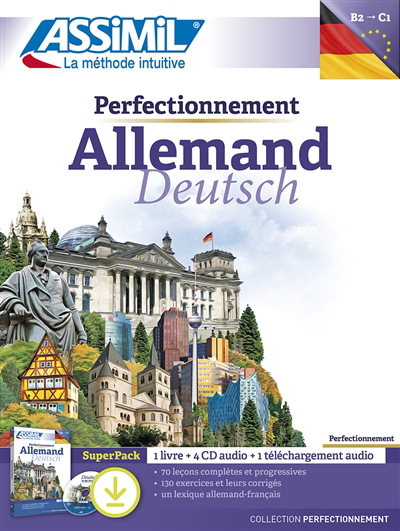 Perfectionnement allemand, B2-C1 : super pack : 1 livre + 4 CD audio + 1 téléchargement audio | Eismann, Volker