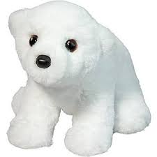 Peluche - Mini ours polaire blanc | Peluche et marionnette