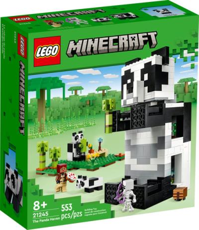 LEGO : Minecraft - Le refuge du panda | Construction