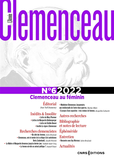 L'année Clemenceau, n°6. Clemenceau au féminin | 