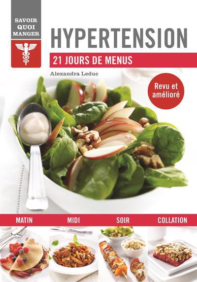 Hypertension : 21 jours de menus | Leduc, Alexandra