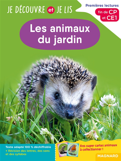 animaux du jardin : premières lectures, fin de CP et CE1 (Les) | Barthomeuf, Claire