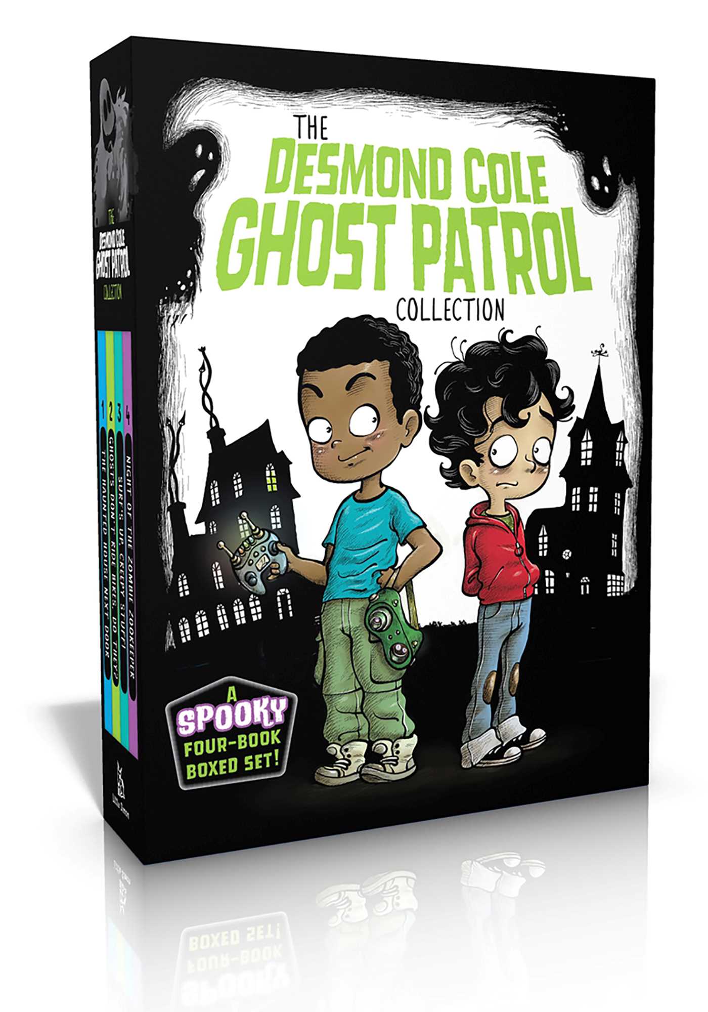 The Desmond Cole Ghost Patrol Collection (Boxed Set) : The Haunted House Next Door; Ghosts Don't Ride Bikes, Do They?; Surf's Up, Creepy Stuff!; Night of the Zombie Zookeeper | Miedoso, Andres