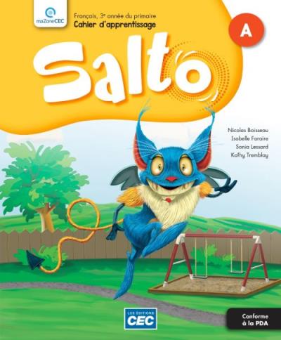 Salto 3e année - Cahier d'apprentissage (incluant le carnet des savoirs et un aide-mémoire effaçable en lecture et écriture) | 