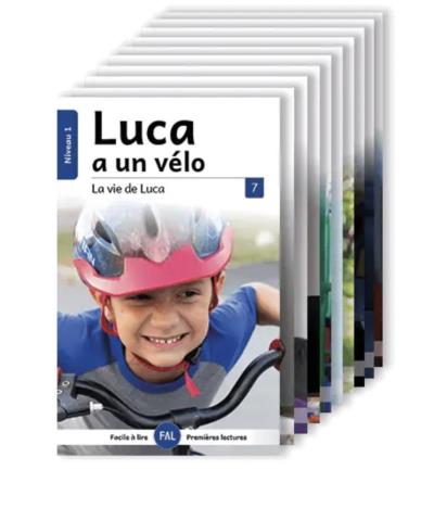 Facile à lire - La vie de Luca 1 – Série de 10 livres (COUVERTURE LAMINÉE) | Roy, Christian
