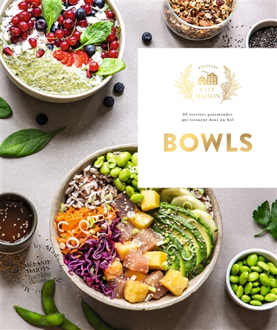Bowls : 60 recettes gourmandes qui tiennent dans un bol | Martin, Mélanie