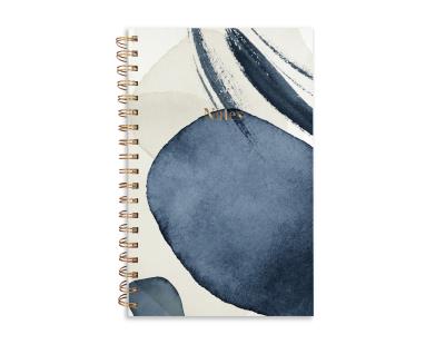 Cahier de notes - Bleu abstrait | Papeterie fine