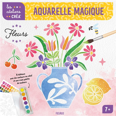 Aquarelle magique : fleurs | Dessin/coloriage/peinture