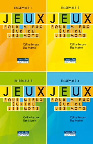 Jeux pour mieux écrire les mots : ensembles 1 à 4 | Français