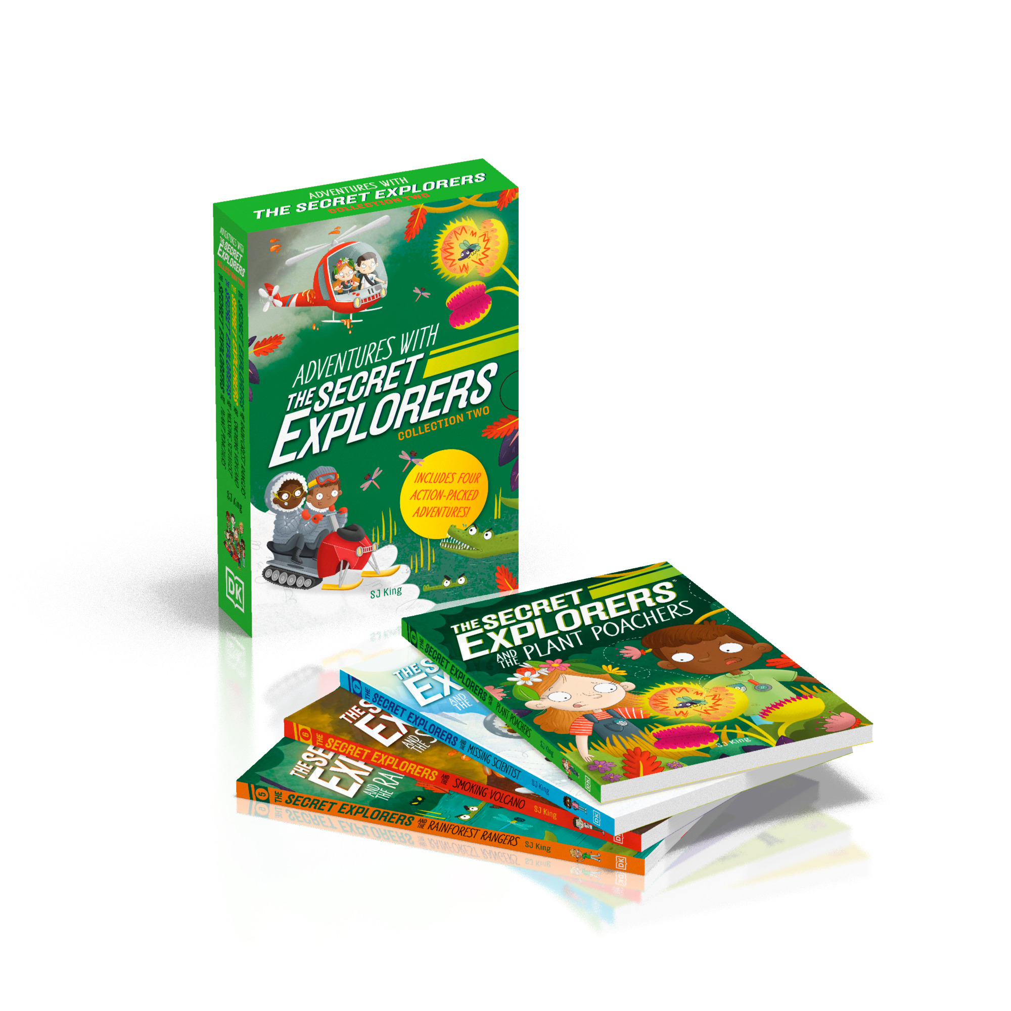 Adventures with The Secret Explorers: Collection Two : Includes 4 Action-Packed Adventures! | King, SJ