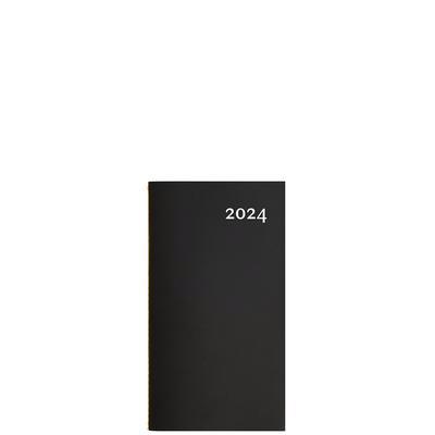 Agenda Mini Noir Annuel 2024 | 
