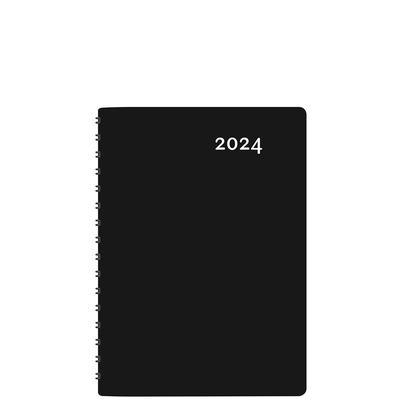 Agenda Buro Noir Annuel 2024 | 