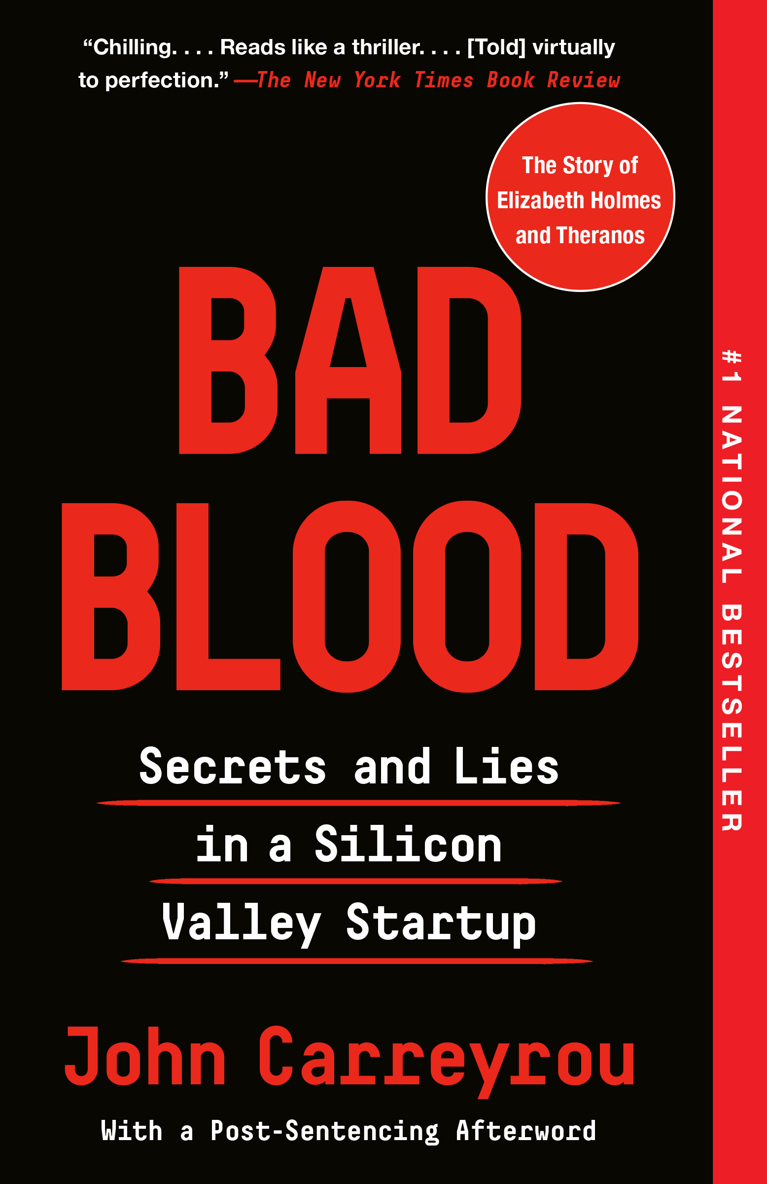 Bad Blood : Secrets and Lies in a Silicon Valley Startup | Carreyrou, John