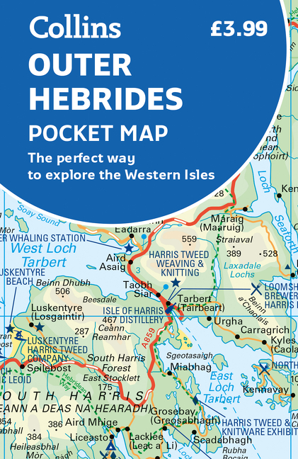 Outer Hebrides Pocket Map: The perfect way to explore the Western Isles | 
